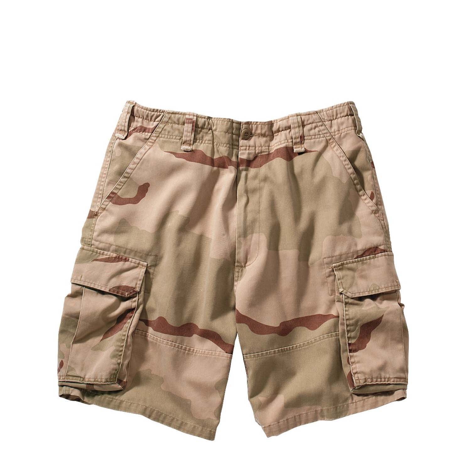 Rothco Vintage Paratrooper Cargo Shorts Tri-Color Desert Camo (2150)