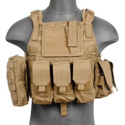 Tactical Assault Plate Carrier Vest Coyote (TAC2VEST)