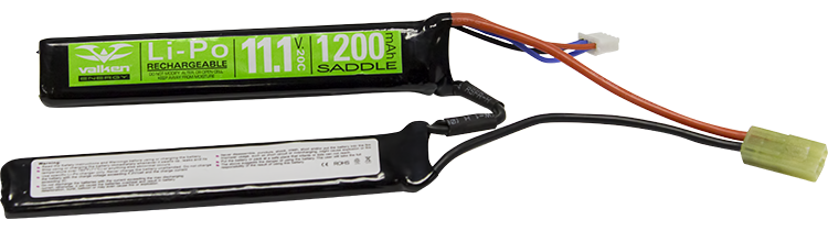 Valken Lipo Nunchuck 11.1v 1200mAh (BATLN111200V)