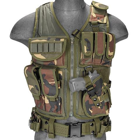 Woodland G2 Cross Draw Tactical Vest (TACVEST1)