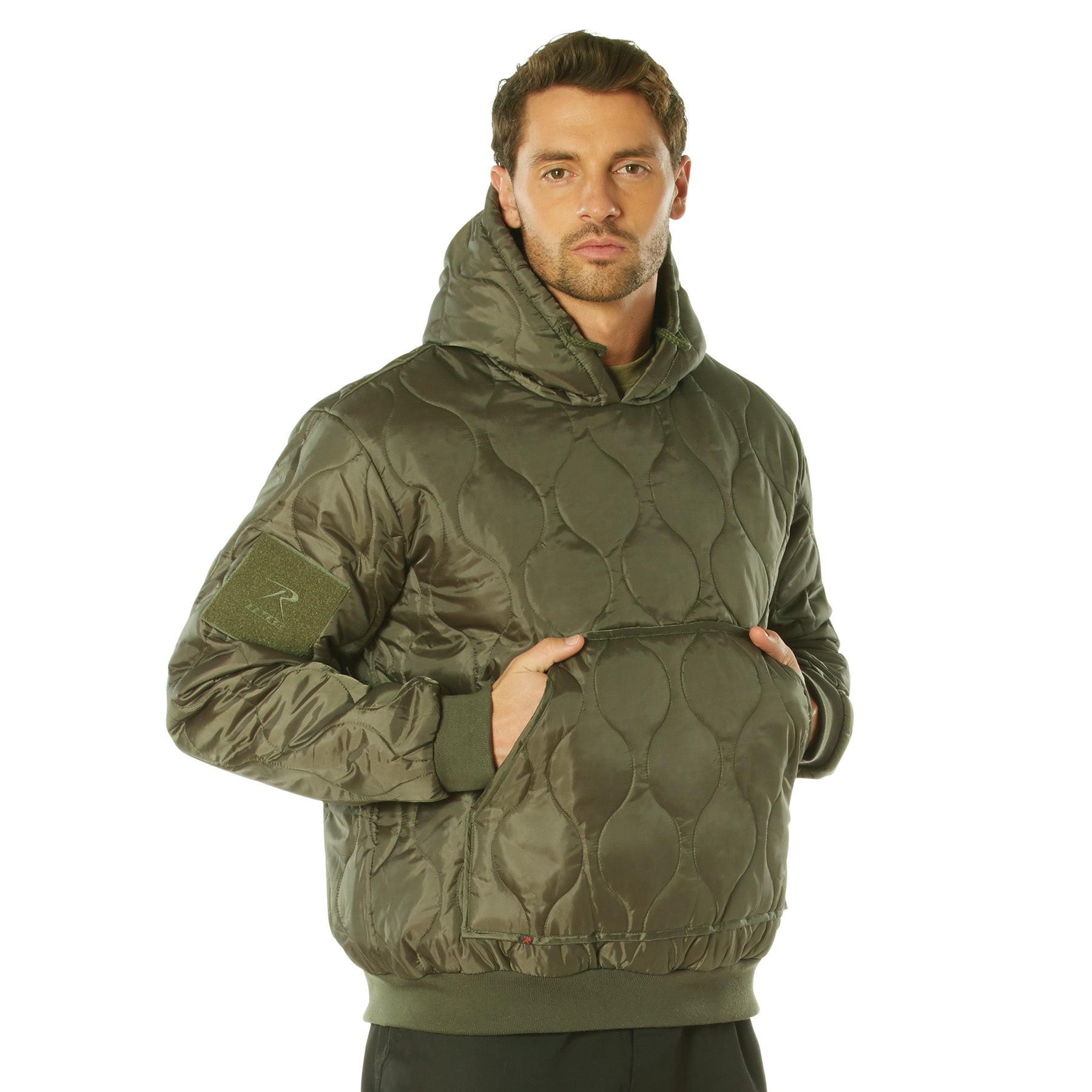 Poly Quilted Woobie Hooded Sweatshirts