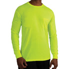 Poly Moisture Wicking Pocket Long Sleeve Shirts