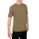 [AR 670-1] Poly/Cotton Athletic Fit T-Shirts Brown