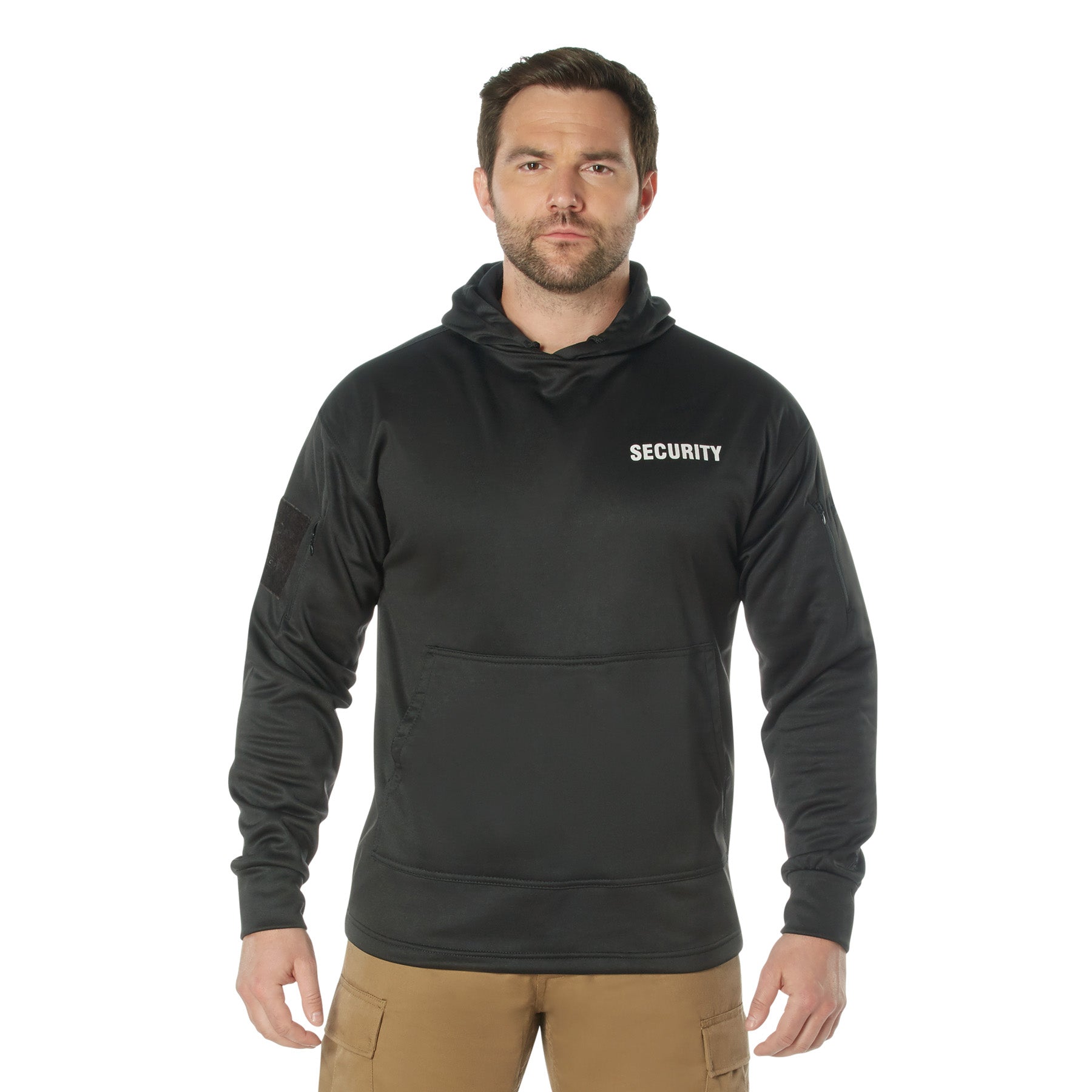 [Public Safety] Poly Security Concealed Carry Hooded Sweatshirts Security Black