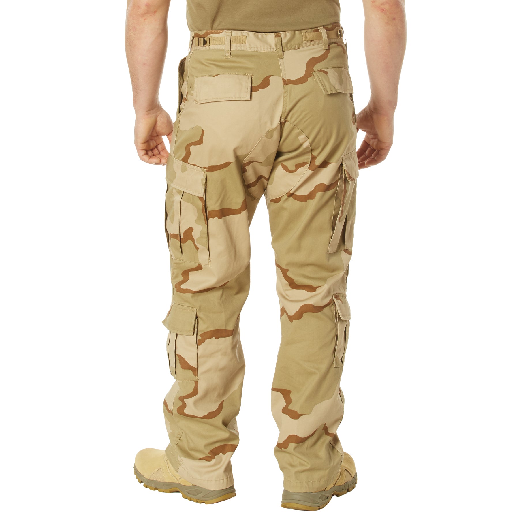 [Vintage Paratrooper] Camo Poly/Cotton Cargo Fatigue BDU Pants