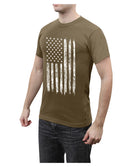 Poly/Cotton US Flag Athletic Fit T-Shirts
