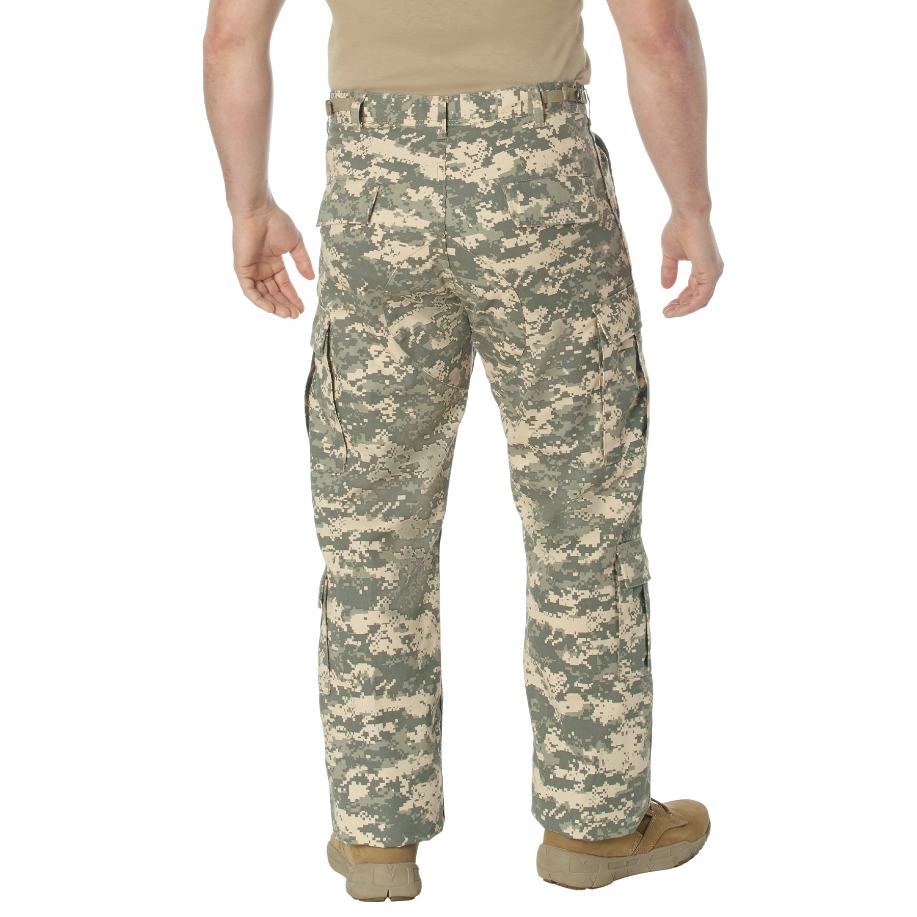 [Vintage Paratrooper] Digital Camo Poly/Cotton Cargo Fatigue BDU Pants