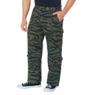 [Vintage Paratrooper] Camo Poly/Cotton Cargo Fatigue BDU Pants