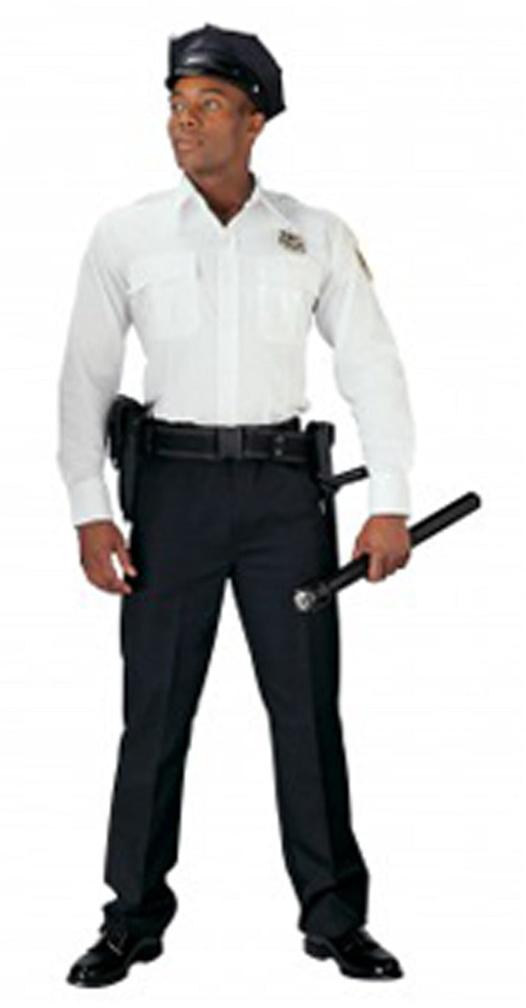 [Public Safety] Poly/Combed Cotton Poplin Weave Police & Security Uniform Shirts White