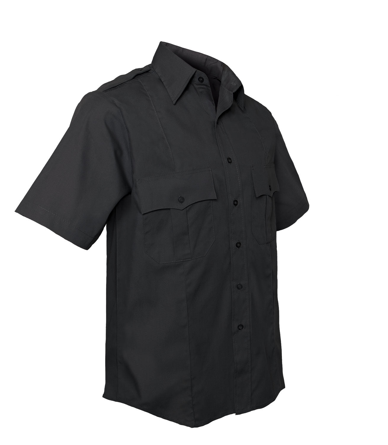 [Public Safety] Poly/Combed Cotton Poplin Weave Police & Security Short-Sleeve Uniform Shirts