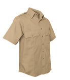 [Public Safety] Poly/Combed Cotton Poplin Weave Police & Security Short-Sleeve Uniform Shirts