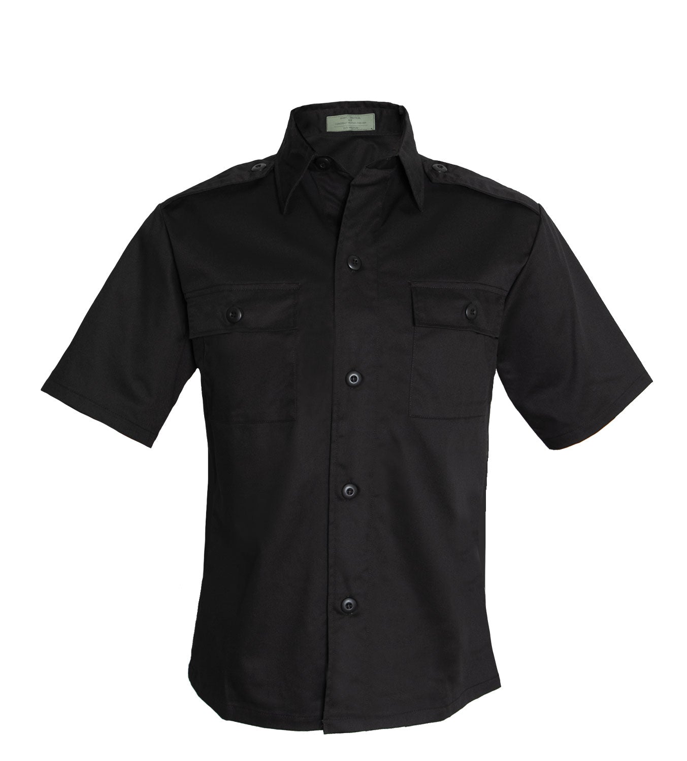 [Public Safety] Poly/Cotton Short-Sleeve Tactical Shirts Black