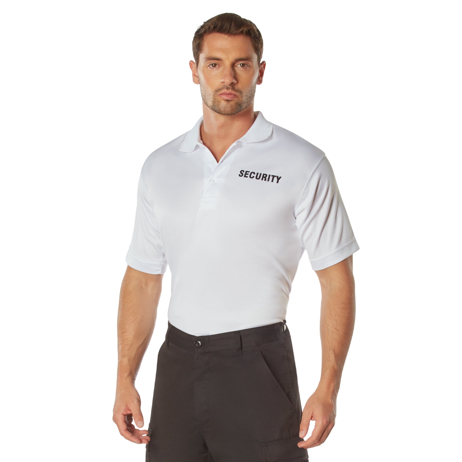 [Public Safety] Poly Moisture Wicking Security Polo T-Shirts