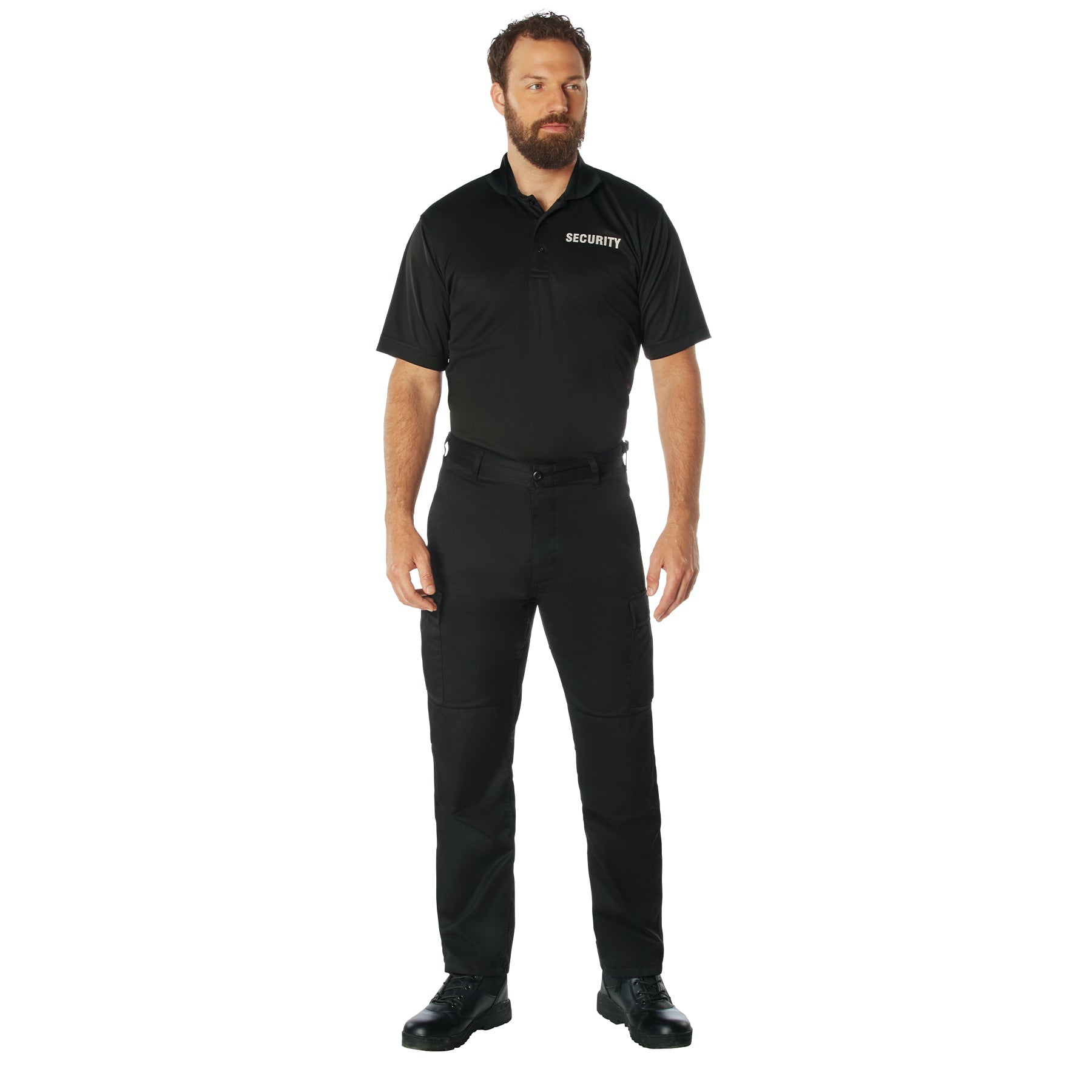 [Public Safety] Poly Moisture Wicking Security Polo T-Shirts