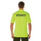 [Public Safety] Poly Moisture Wicking Security Polo T-Shirts