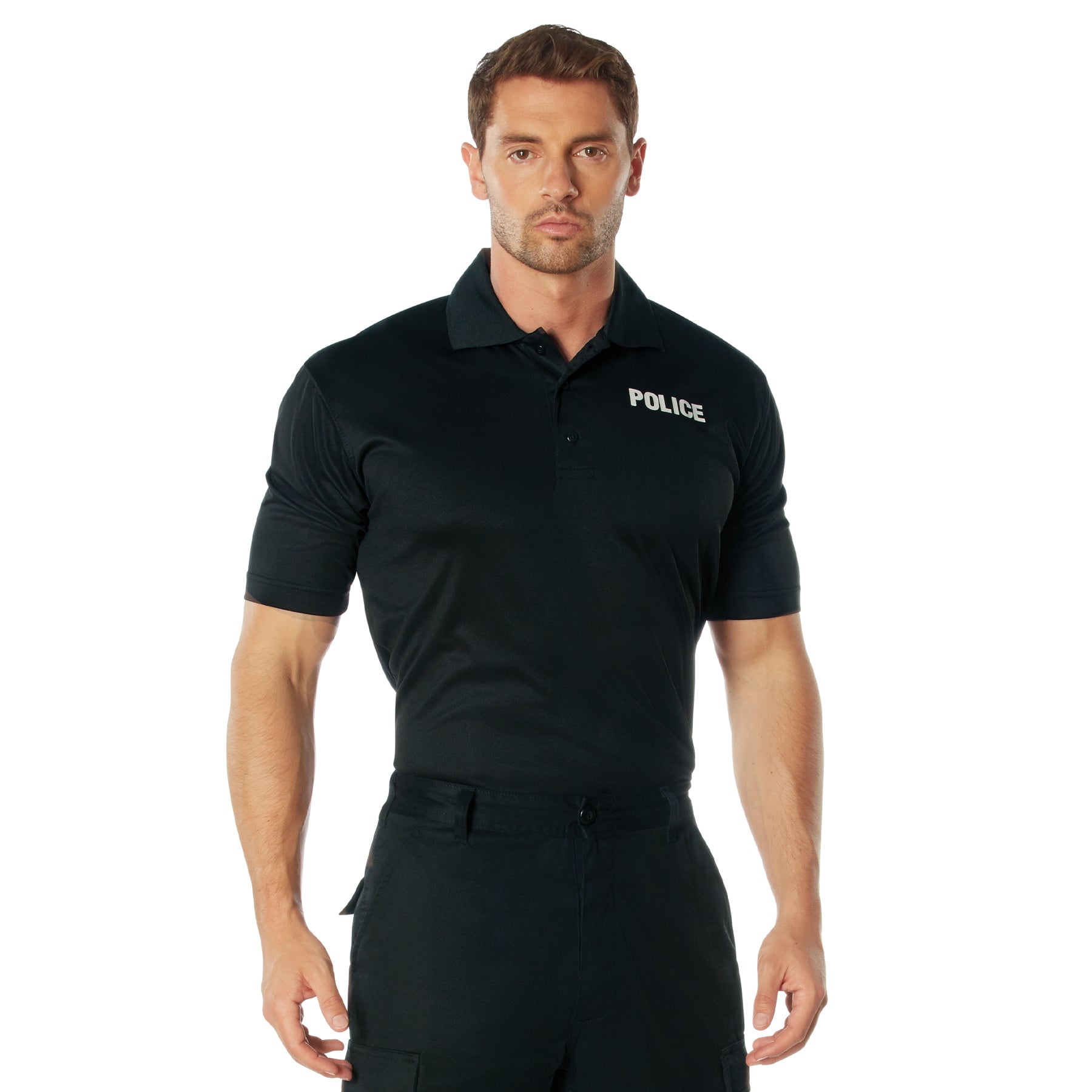 [Public Safety] Poly Moisture Wicking Police Polo T-Shirts