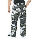 [Vintage Paratrooper] Camo Poly/Cotton Cargo Fatigue BDU Pants