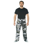 [Vintage Paratrooper] Camo Poly/Cotton Cargo Fatigue BDU Pants City Camo