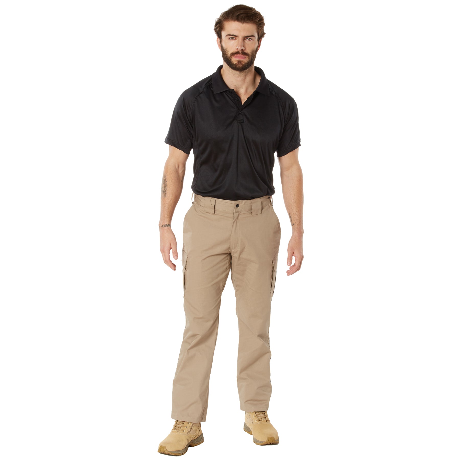 10-8 Lightweight Poly/Cotton/Spandex Rip-Stop Field Tactical Pants Khaki