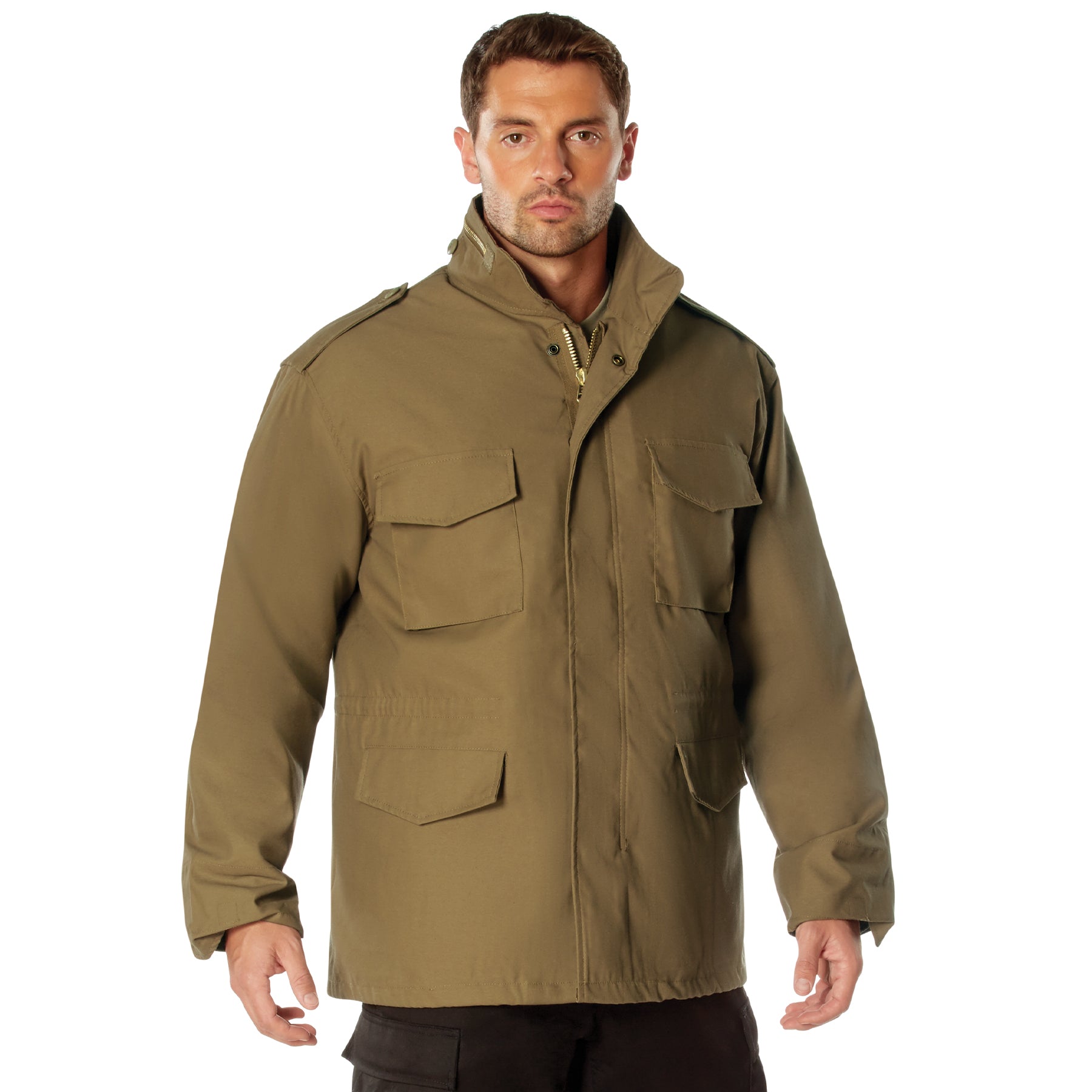 Poly/Cotton M-65 Field Jackets Coyote Brown