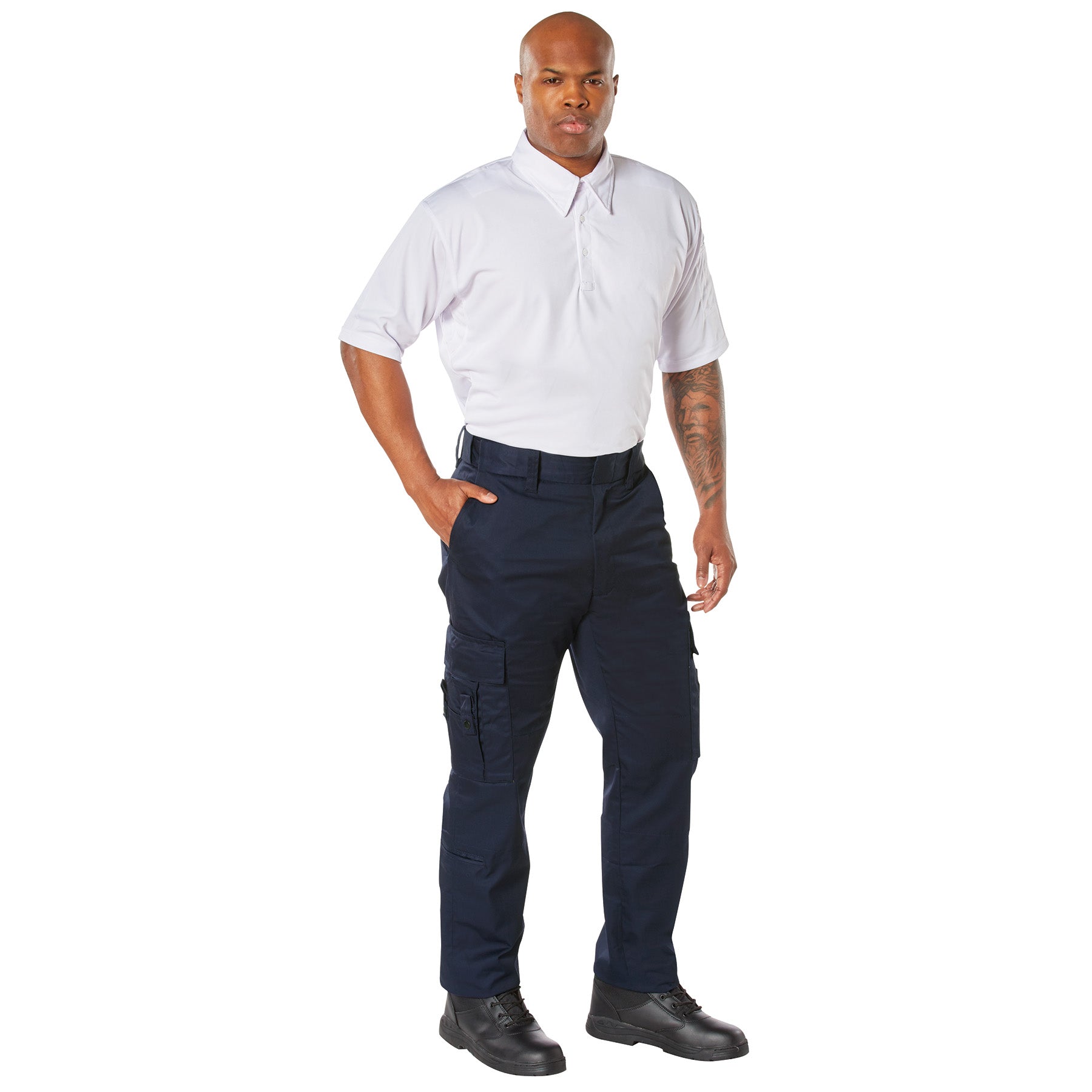 [Public Safety] Poly/Cotton Deluxe EMT Tactical Pants Navy Blue