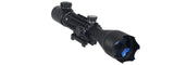 4-16x50mm Tri-Rail Illuminated Rifle Scope with Integrated Scope Mount (DEFENDERS) Iceberg Army Navy