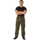 [Vintage Vietnam Era] Camo Cotton Rip-Stop Cargo Fatigue BDU Pants Tiger Stripe Camo