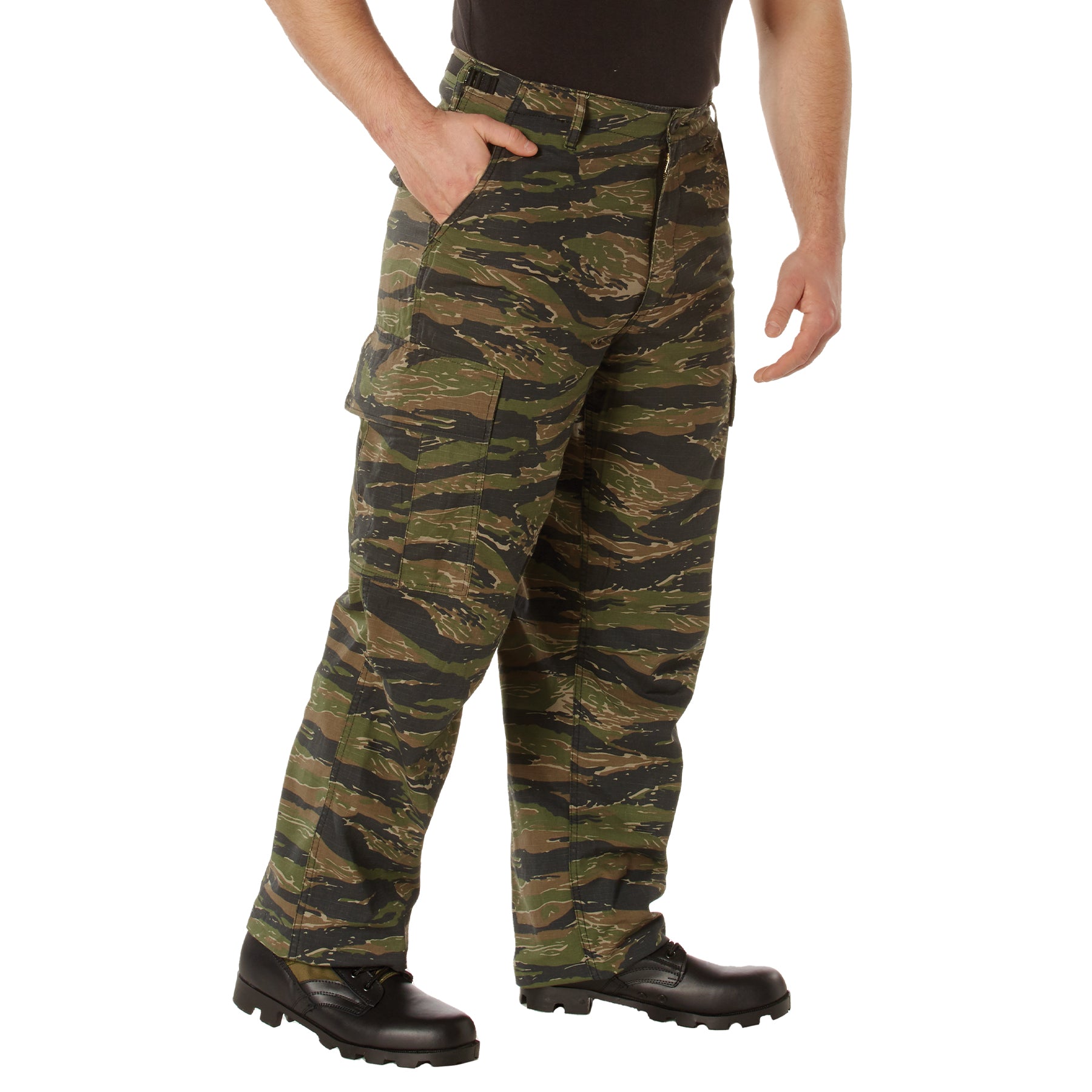 Vintage Vietnam Era] Camo Cargo Fatigue BDU Pants – Iceberg Army Navy