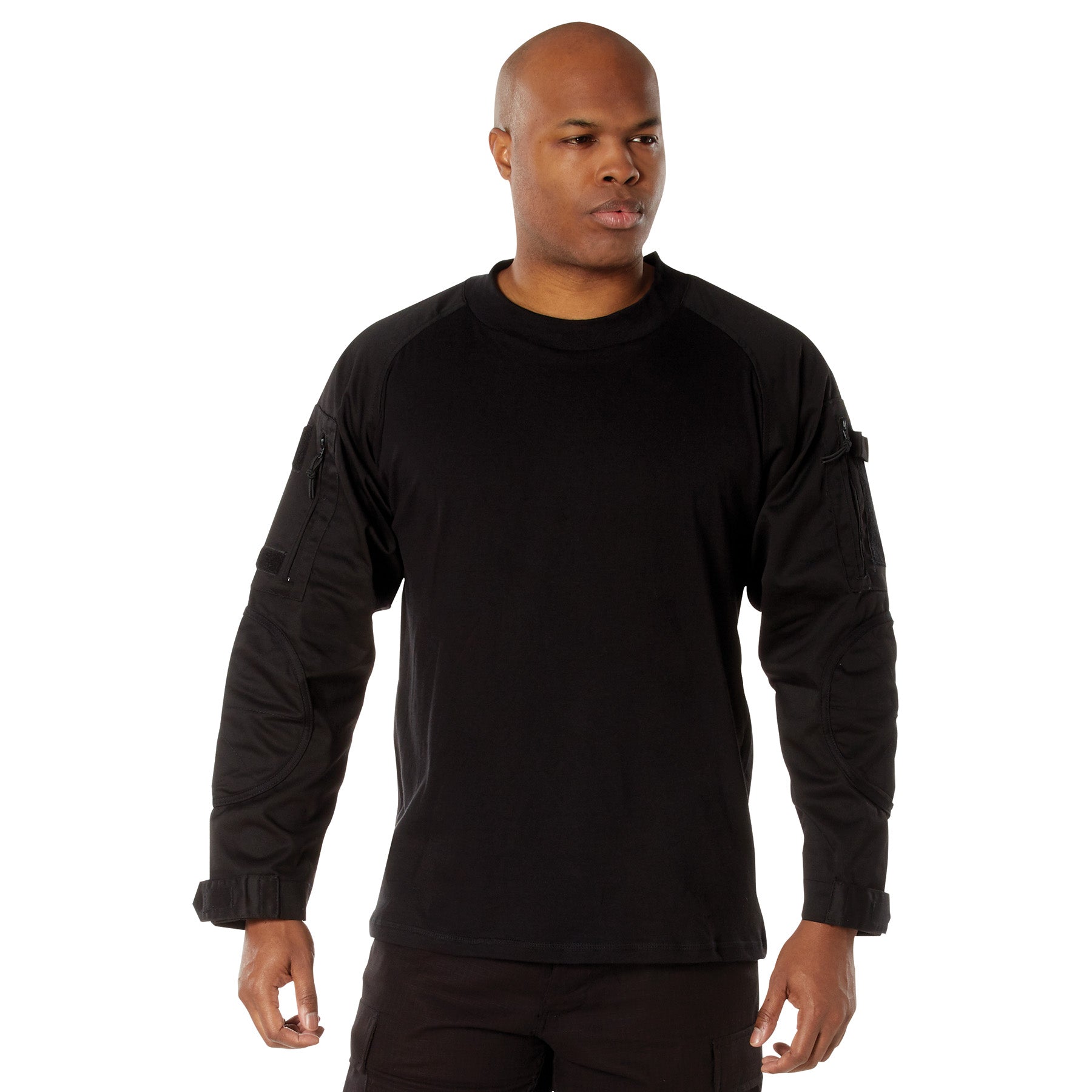 Poly/Cotton Tactical Combat Shirts Black