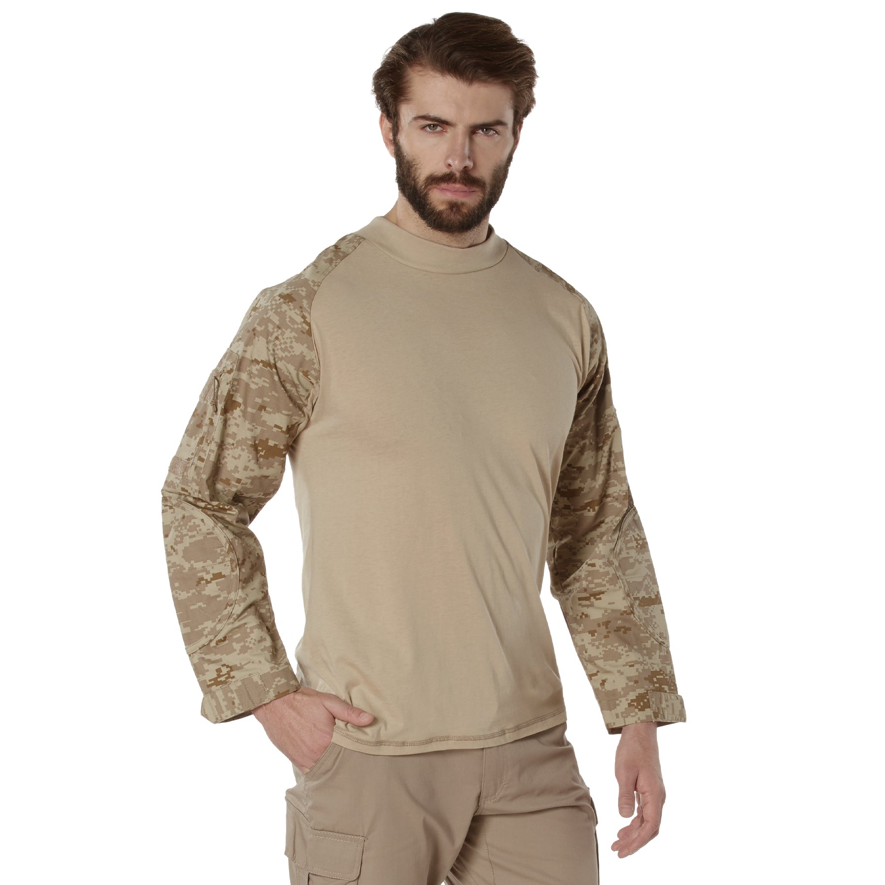 Digital Camo Poly/Cotton Tactical Combat Shirts