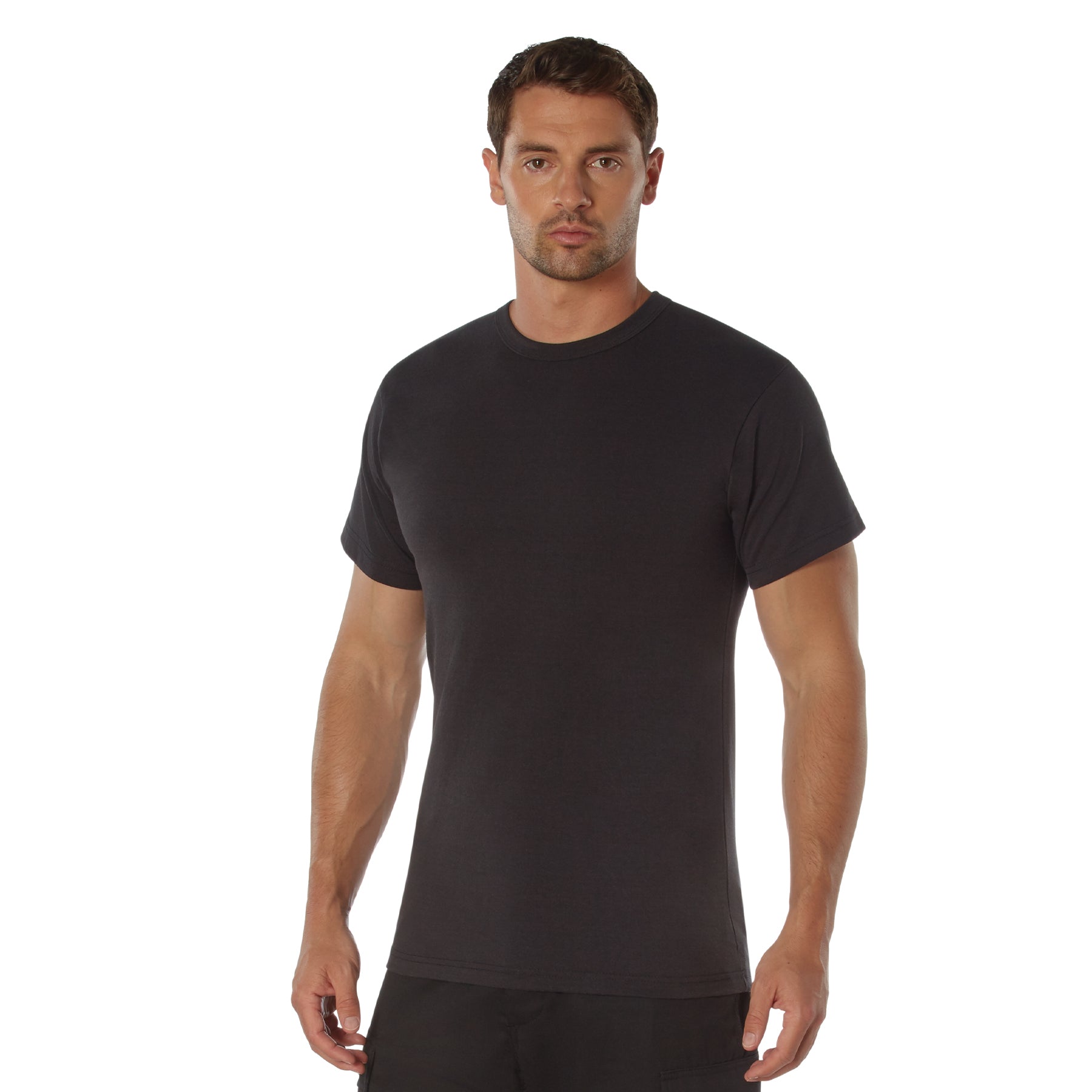 [AR 670-1] Poly/Cotton Heavyweight T-Shirts Black
