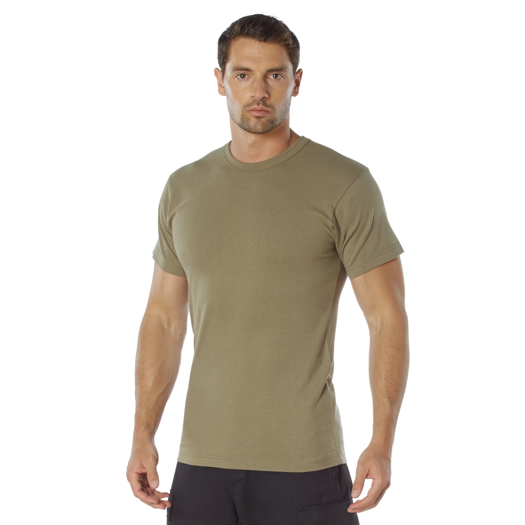 [AR 670-1] Poly/Cotton Heavyweight T-Shirts Coyote Brown AR 670-1