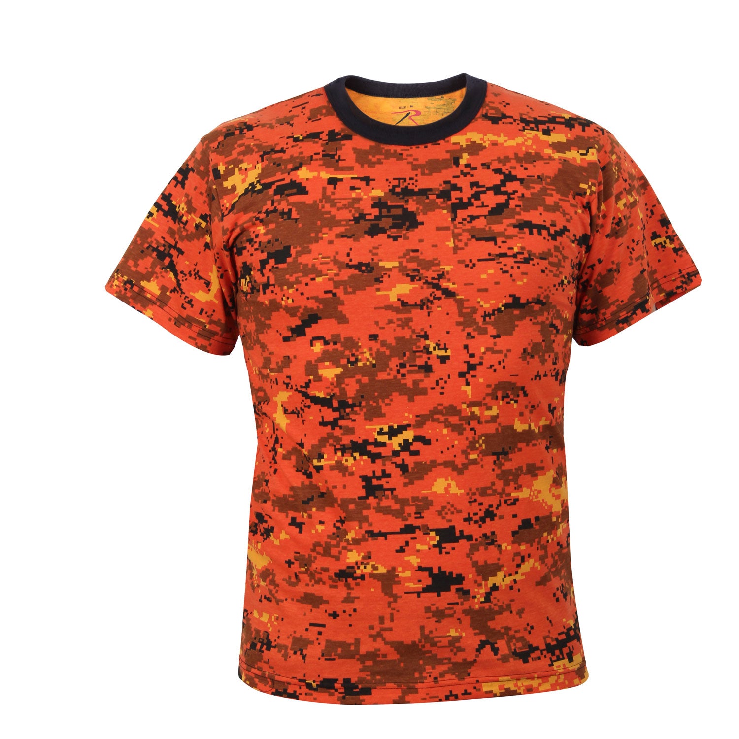 Digital Camo Poly/Cotton T-Shirts Savage Orange Digital Camo