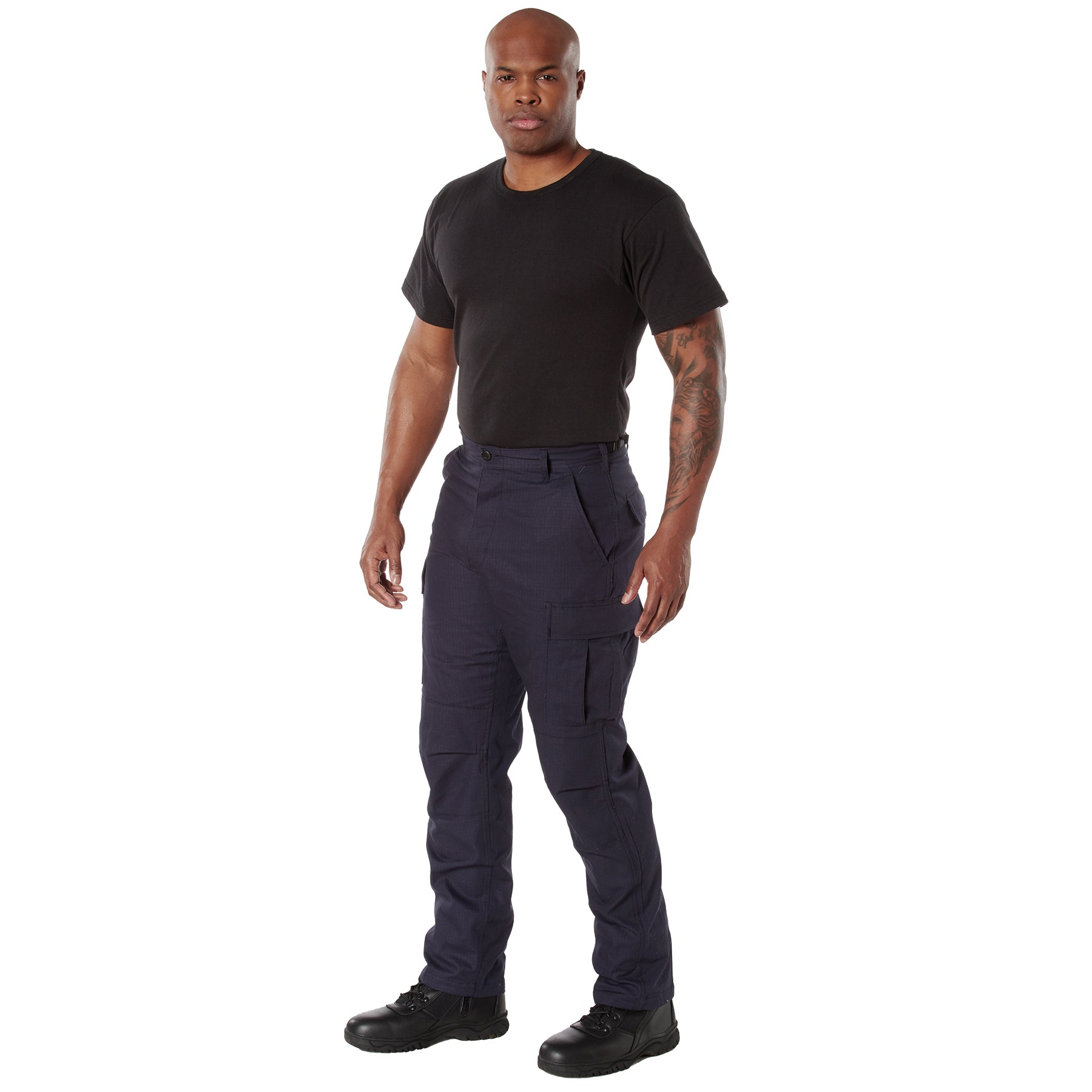 Cotton Rip-Stop Tactical BDU Pants Navy Blue