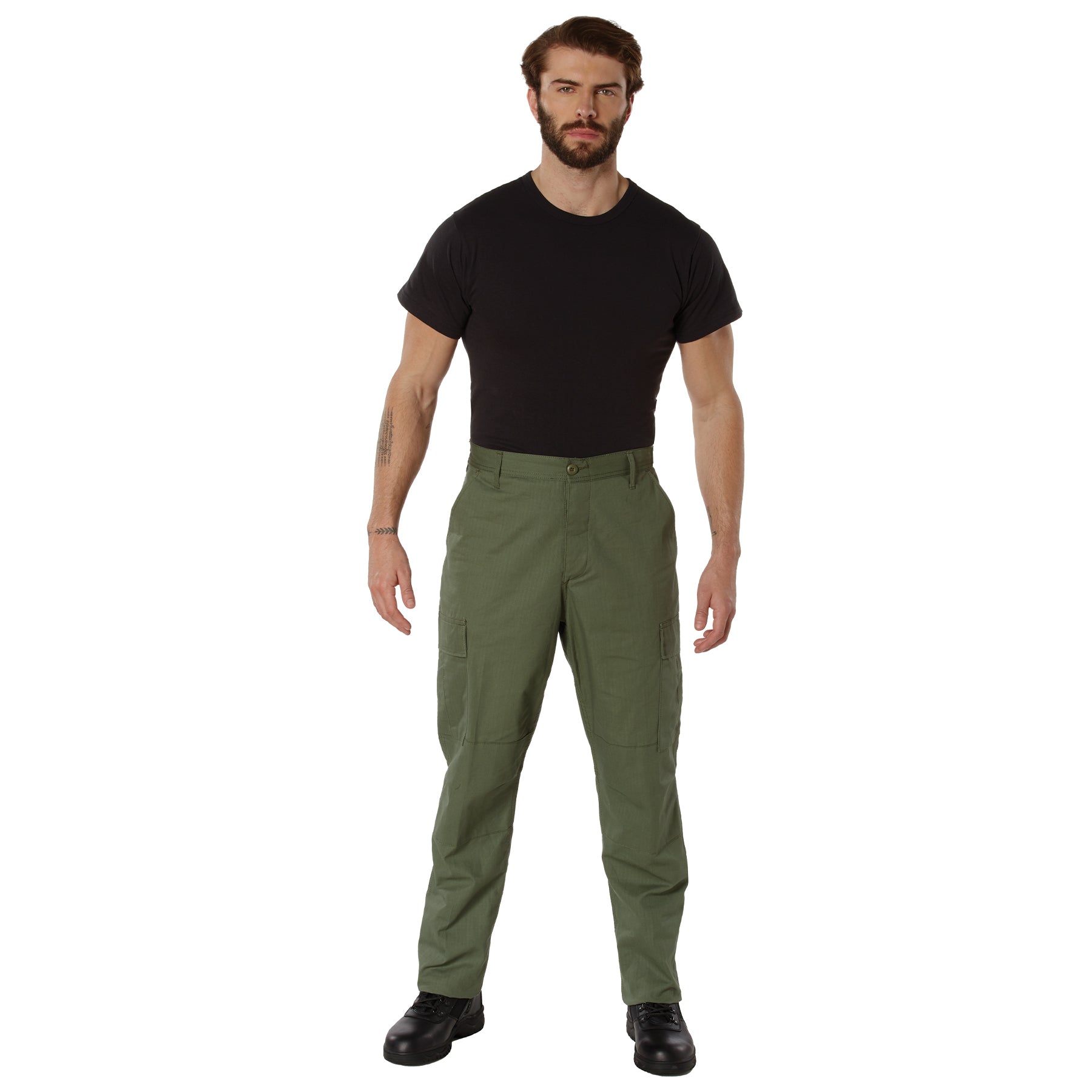 Cotton Rip-Stop Tactical BDU Pants Olive Drab