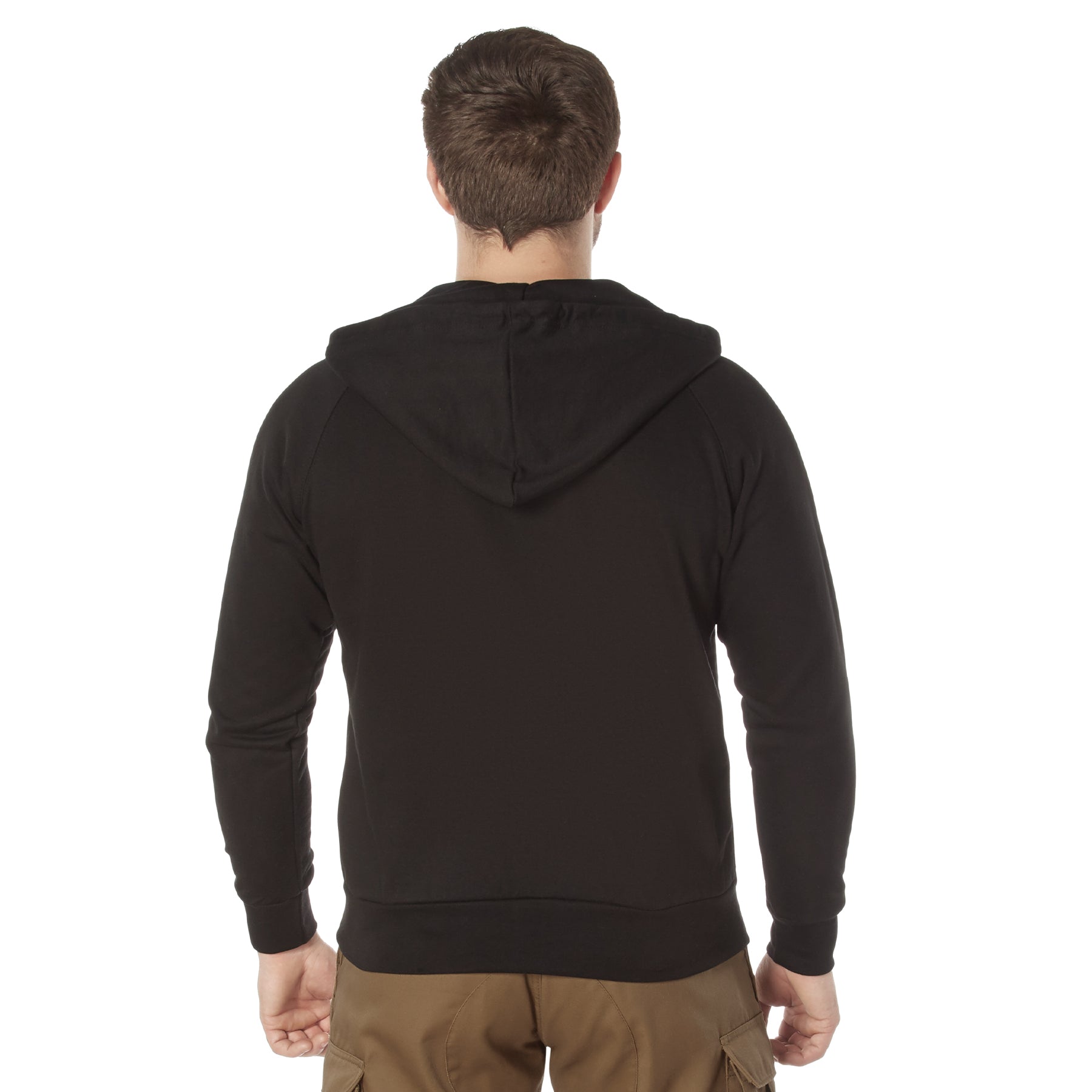 Poly/Cotton Thermal-Lined Zipper Hooded Sweatshirts