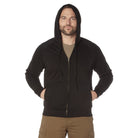 Poly/Cotton Thermal-Lined Zipper Hooded Sweatshirts