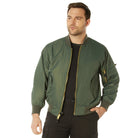 Lightweight Enhanced Nylon MA-1 Flight Jackets Sage