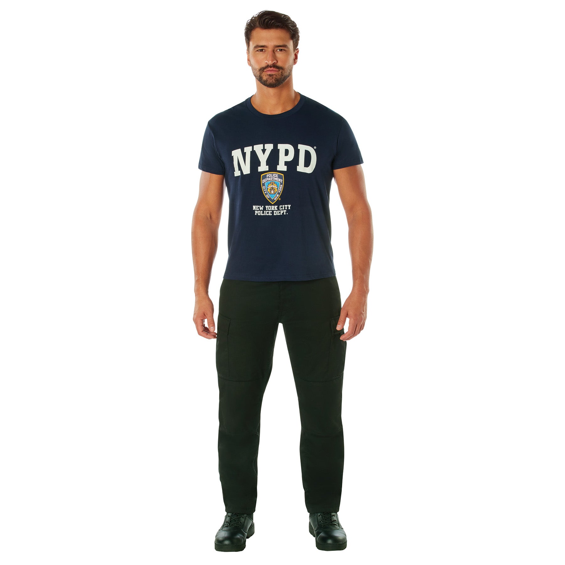 [Public Safety] Cotton Genuine Printed NYPD Emblem T-Shirts