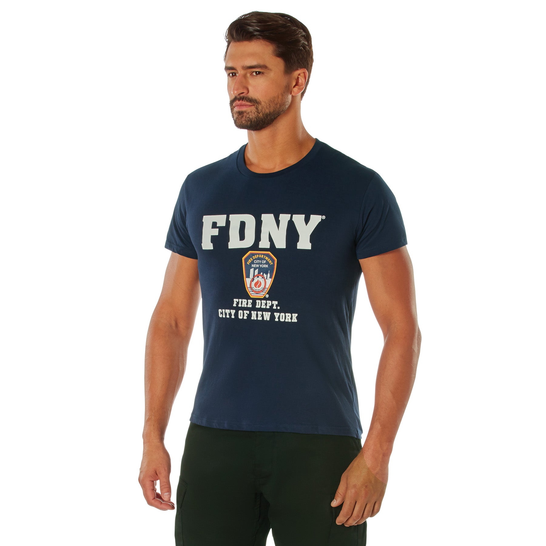[Public Safety] Cotton Genuine Printed FDNY Emblem T-Shirts