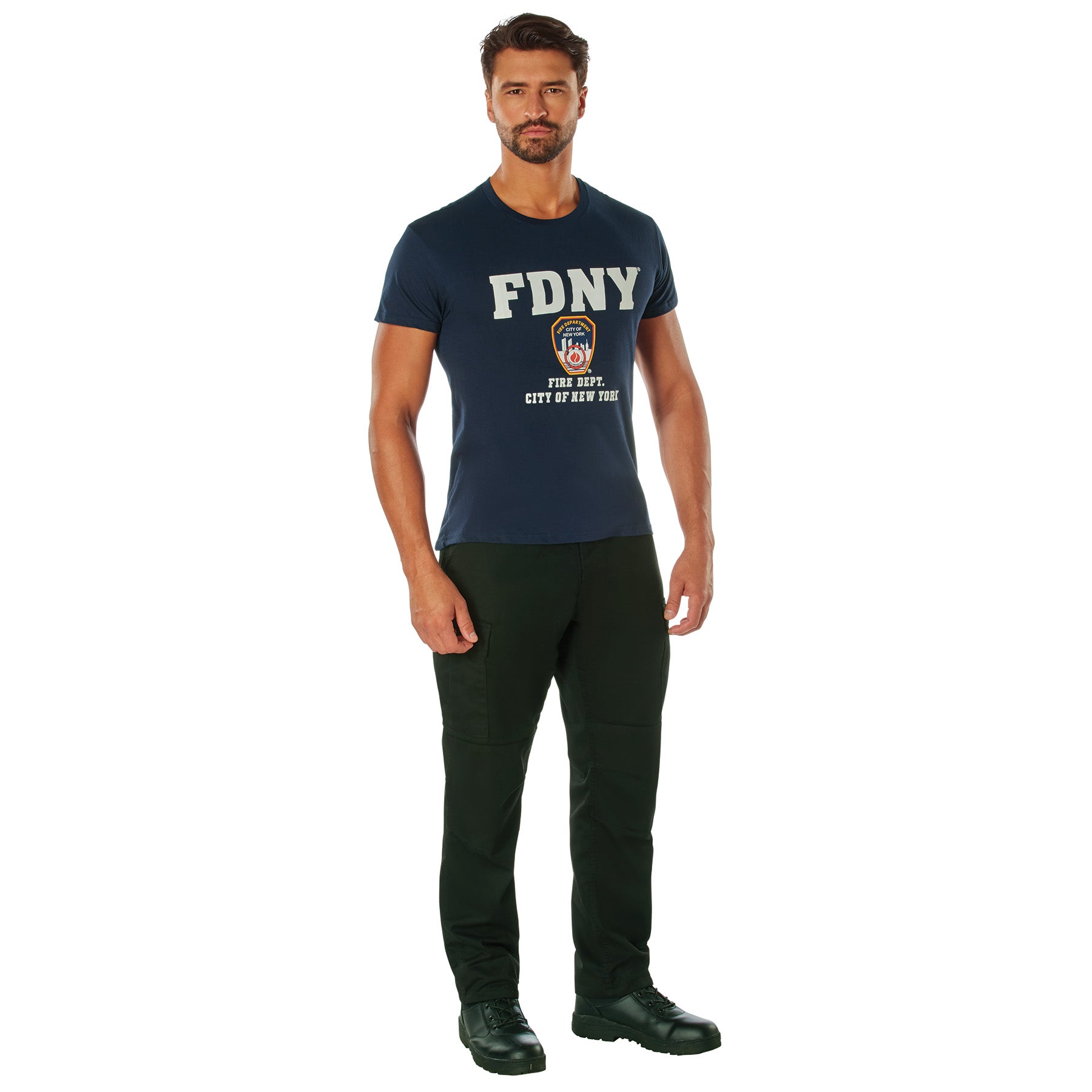 [Public Safety] Cotton Genuine Printed FDNY Emblem T-Shirts