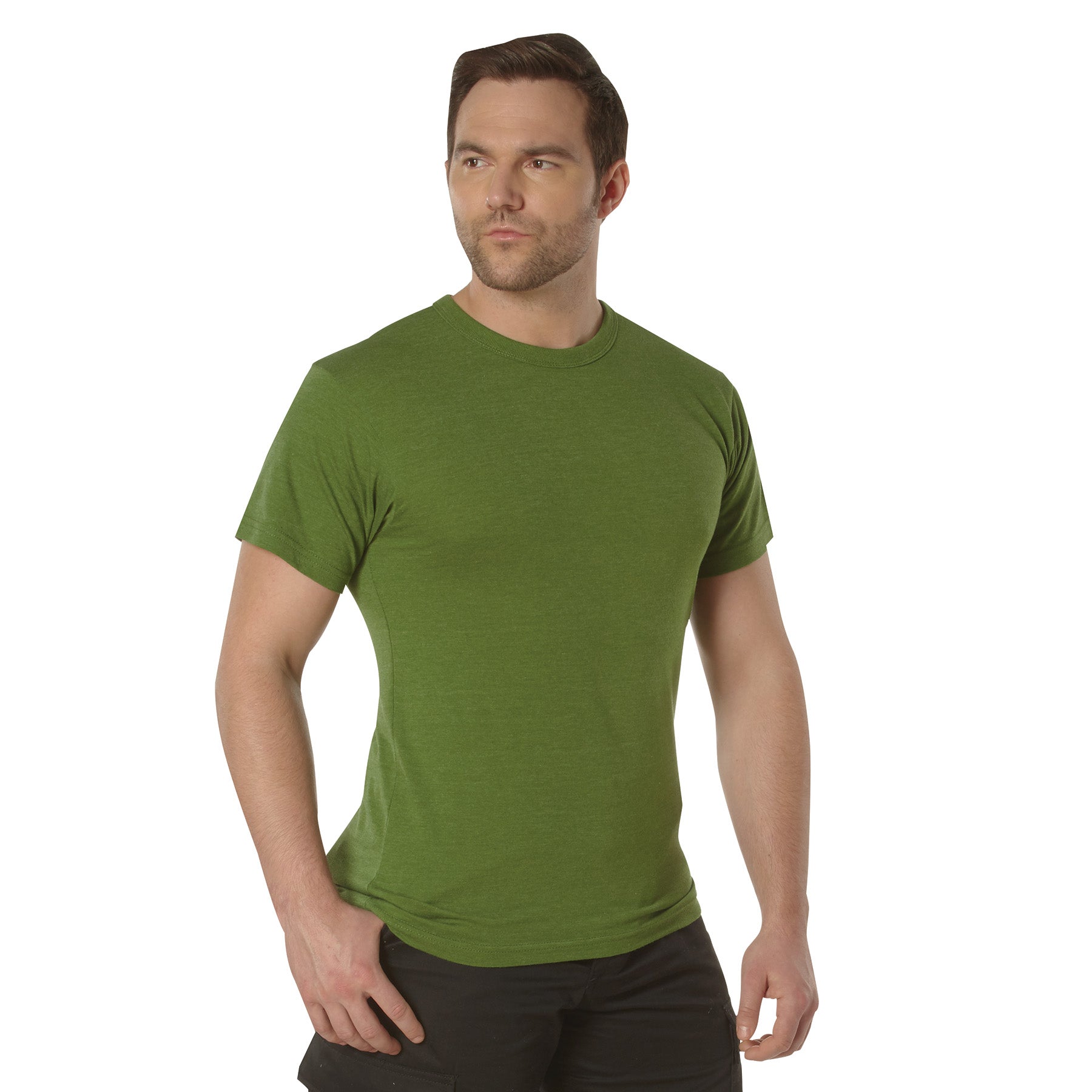 [AR 670-1][Military] Poly/Cotton T-Shirts Heather Green