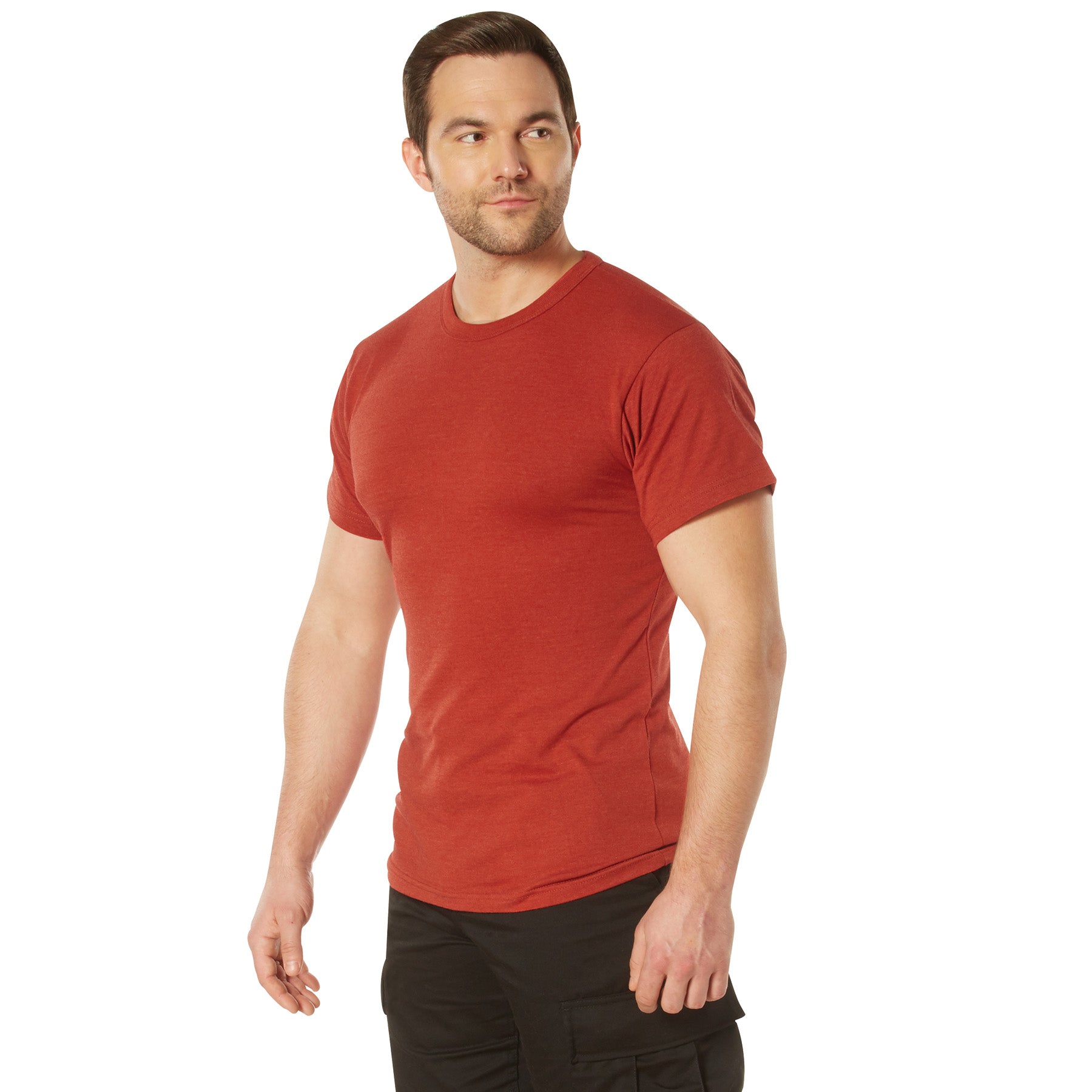 [AR 670-1][Military] Poly/Cotton T-Shirts Heather Red