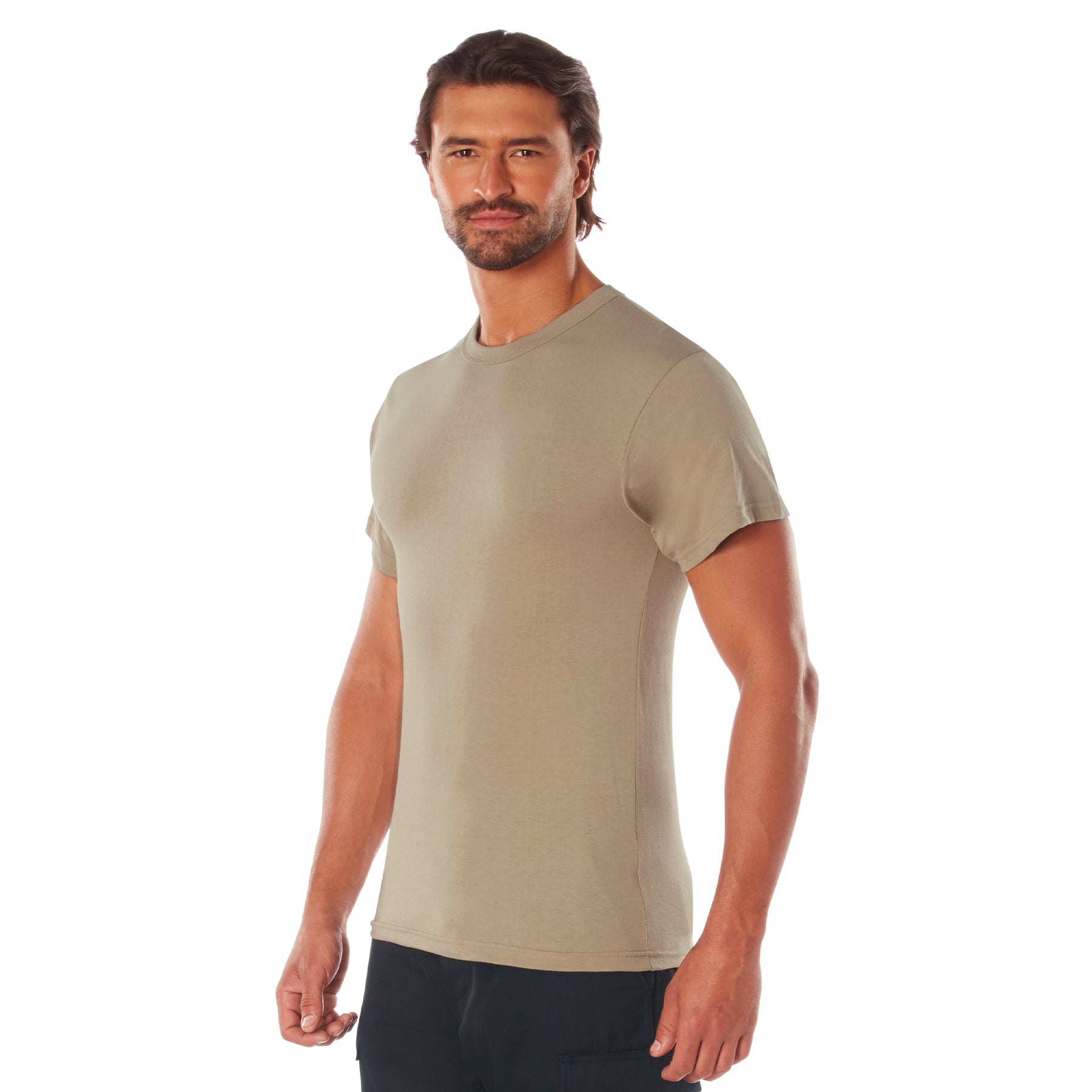 [AR 670-1][Military] Poly/Cotton T-Shirts Khaki
