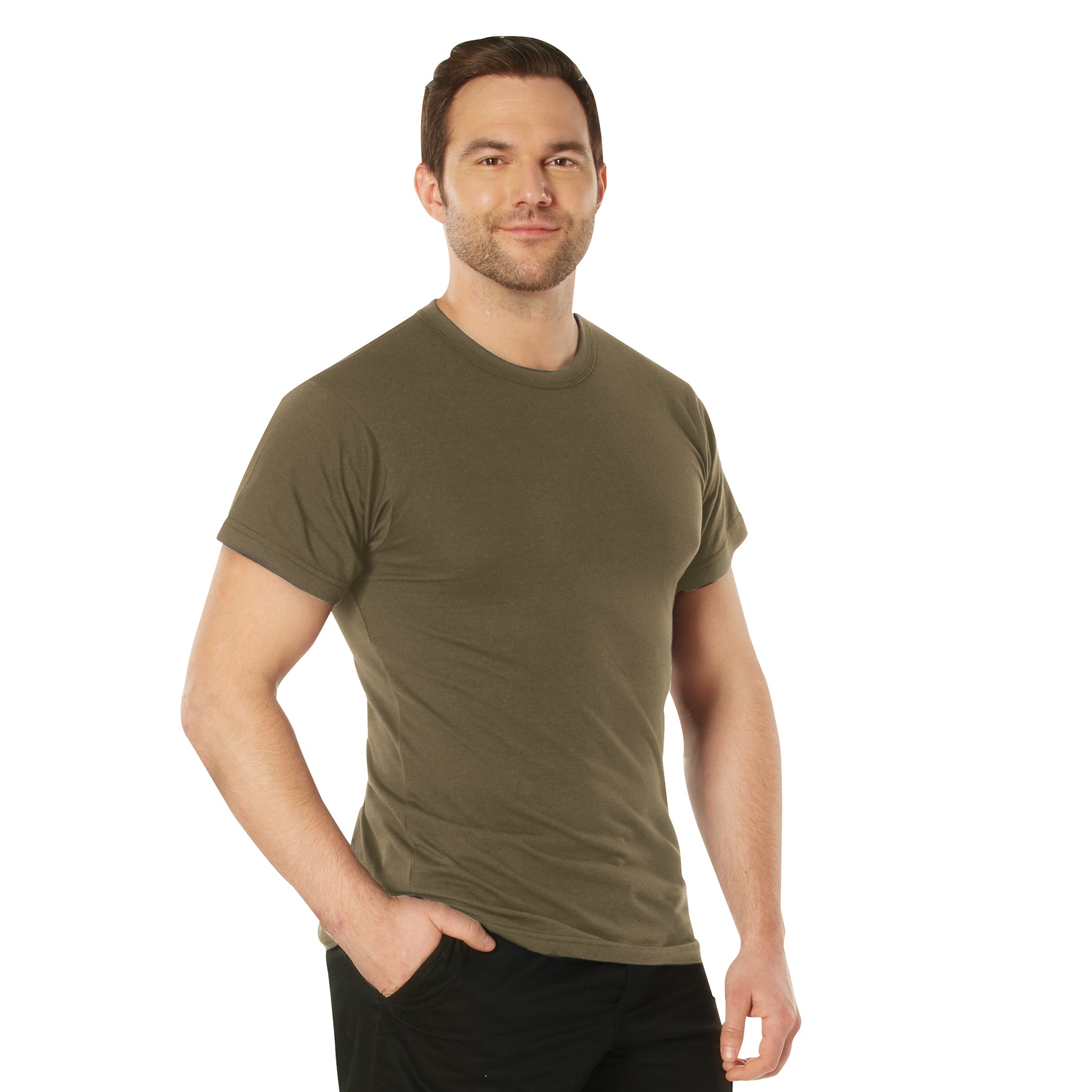 [AR 670-1][Military] Poly/Cotton T-Shirts Brown