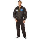 Nylon Nasa MA-1 Flight Jackets with Patches