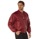 Nylon MA-1 Flight Jackets Red