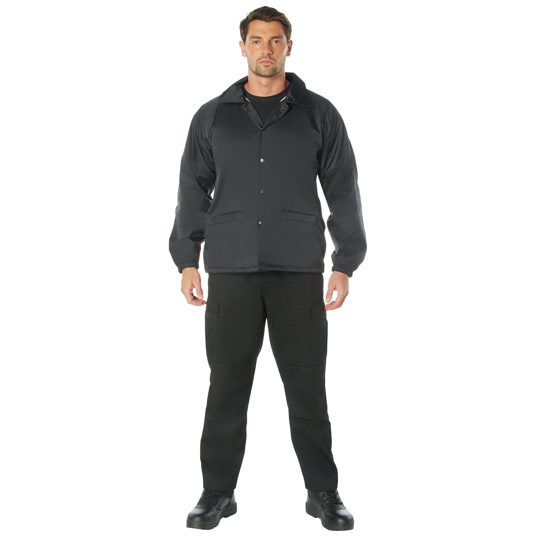 [Public Safety] Nylon Fleece-Lined Security Coaches Jackets
