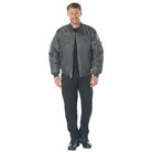 Nylon Adaptable MA-1 Flight Jackets with Patches