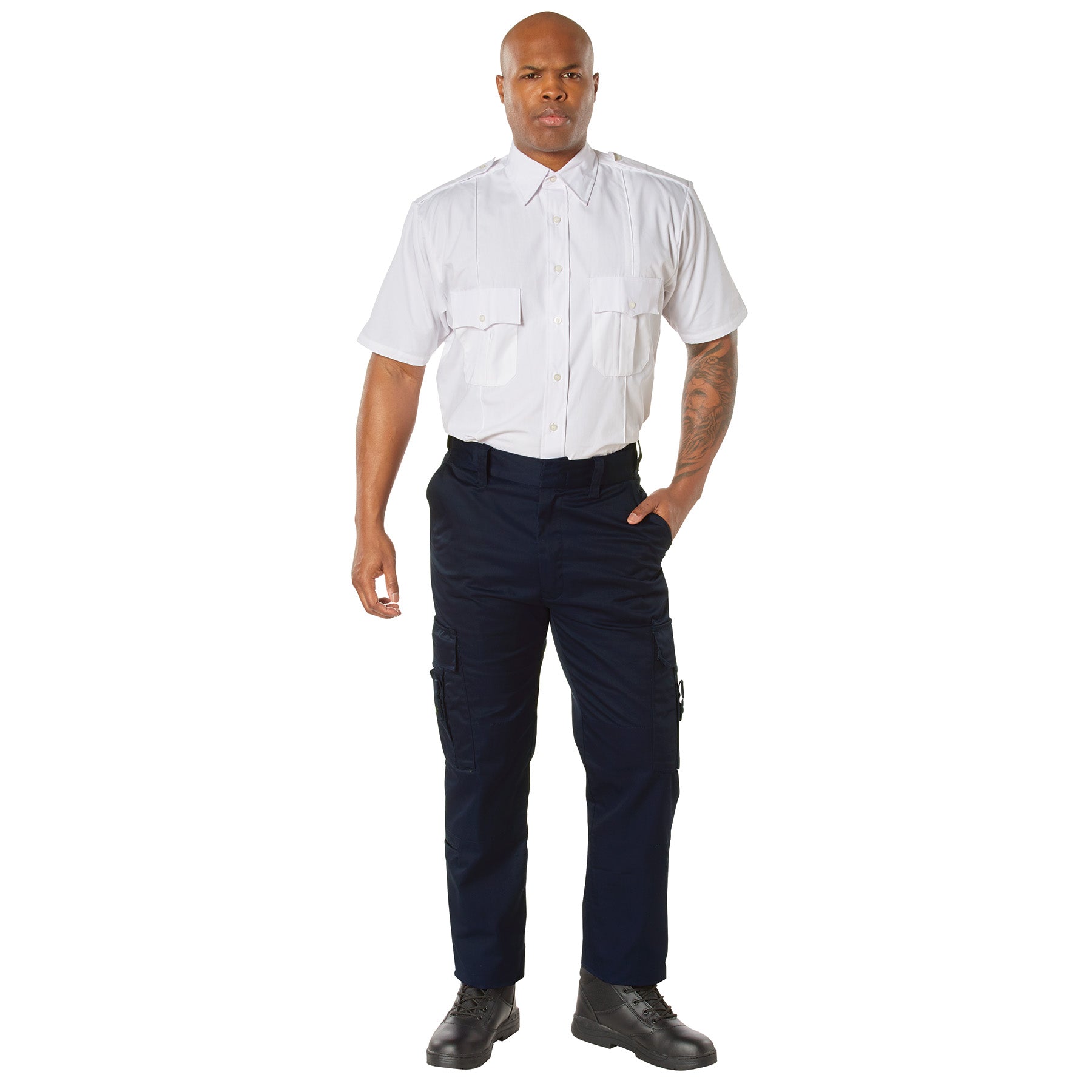 [Public Safety] Men's Poly/Cotton EMT Pants Navy Blue